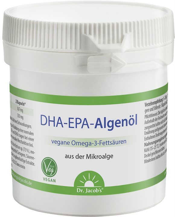 DR. JACOB'S DHA-EPA-Algenöl Kaps Ds 60 Stk