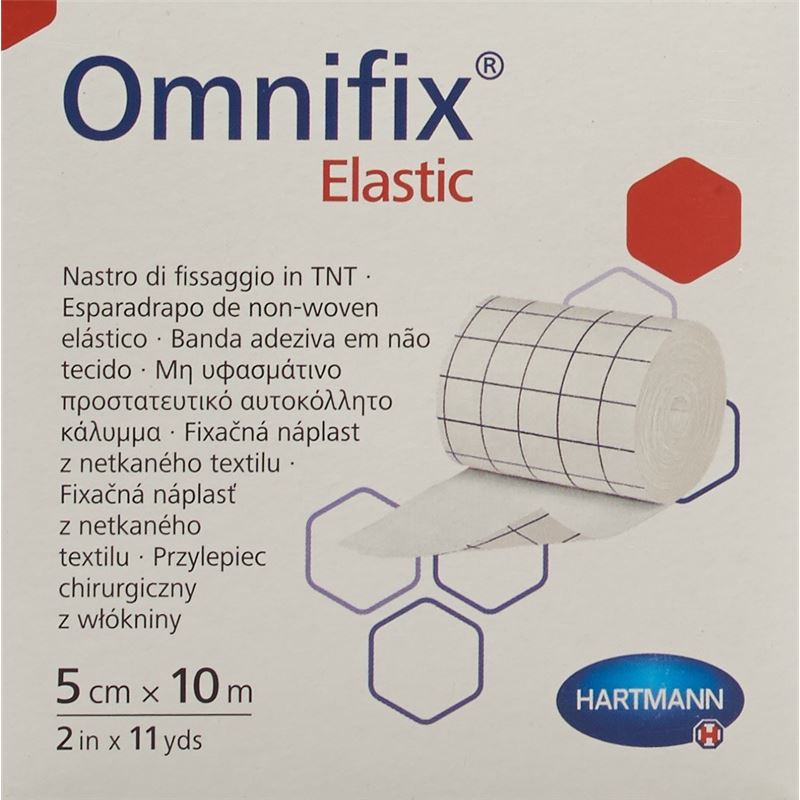 OMNIFIX Fixationsvlies 5cmx10m elast weiss