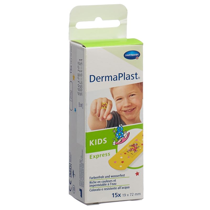 DERMAPLAST Kids Express Strips 19x72mm 15 Stk