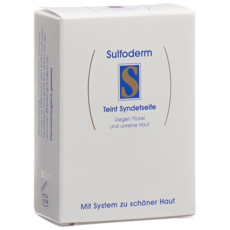 SULFODERM S Teint Syndetseife 100 g