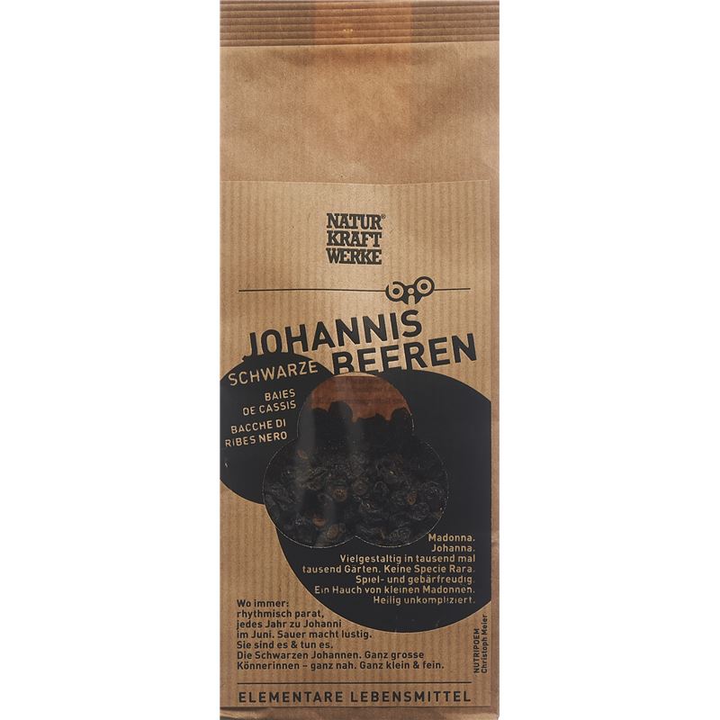 NATURKRAFTWERKE Schwarze Johannisbeeren Bio 150 g