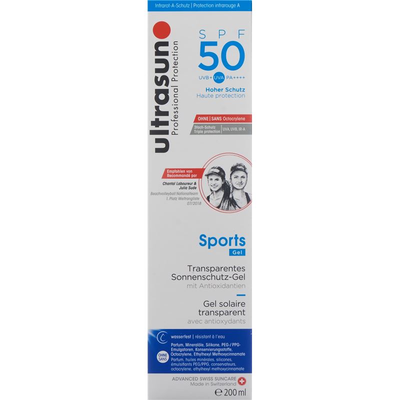 ULTRASUN Sports Gel SPF 50 Fl 200 ml