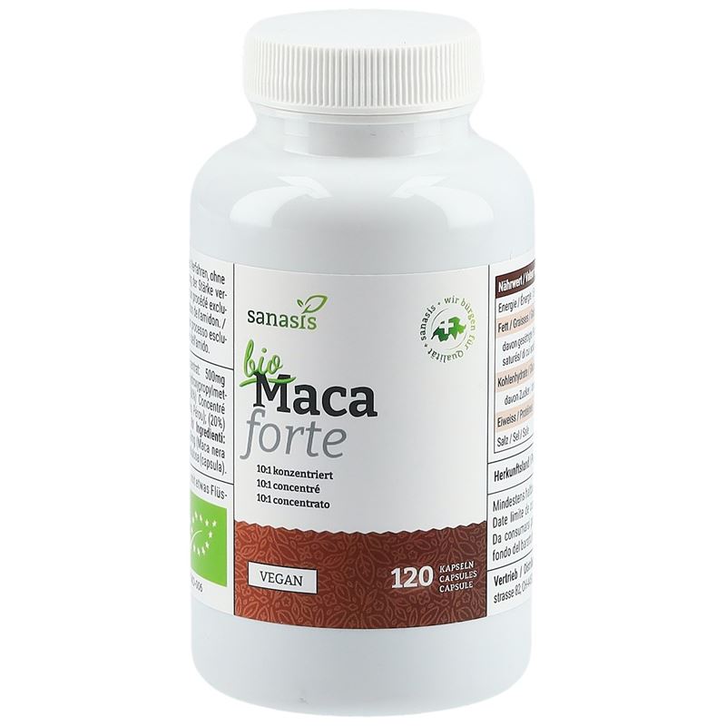 SANASIS BIO MACA forte Kaps Ds 120 Stk