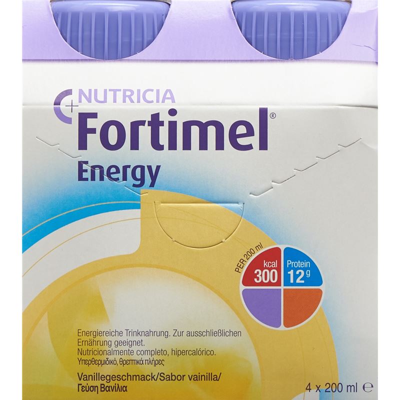 FORTIMEL Energy Vanille 4 Fl 200 ml