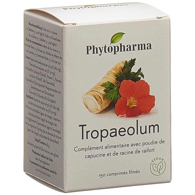 PHYTOPHARMA Tropaeolum Filmtabl Ds 150 Stk