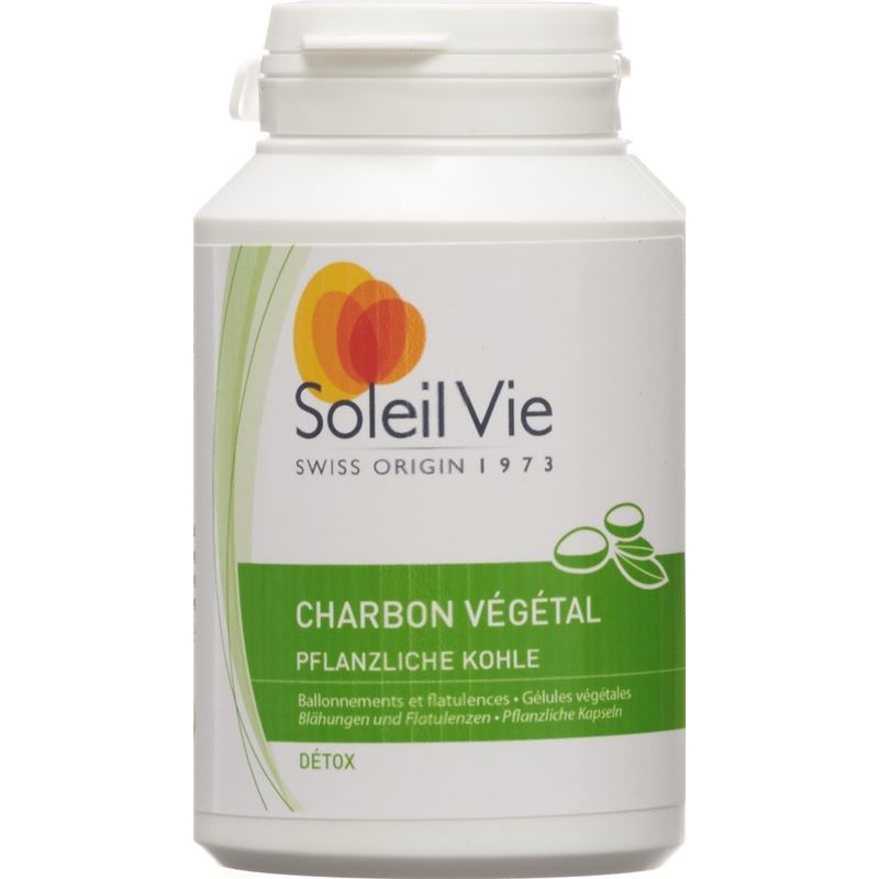 SOLEIL VIE Pflanzliche Kohle Kaps 100 Stk