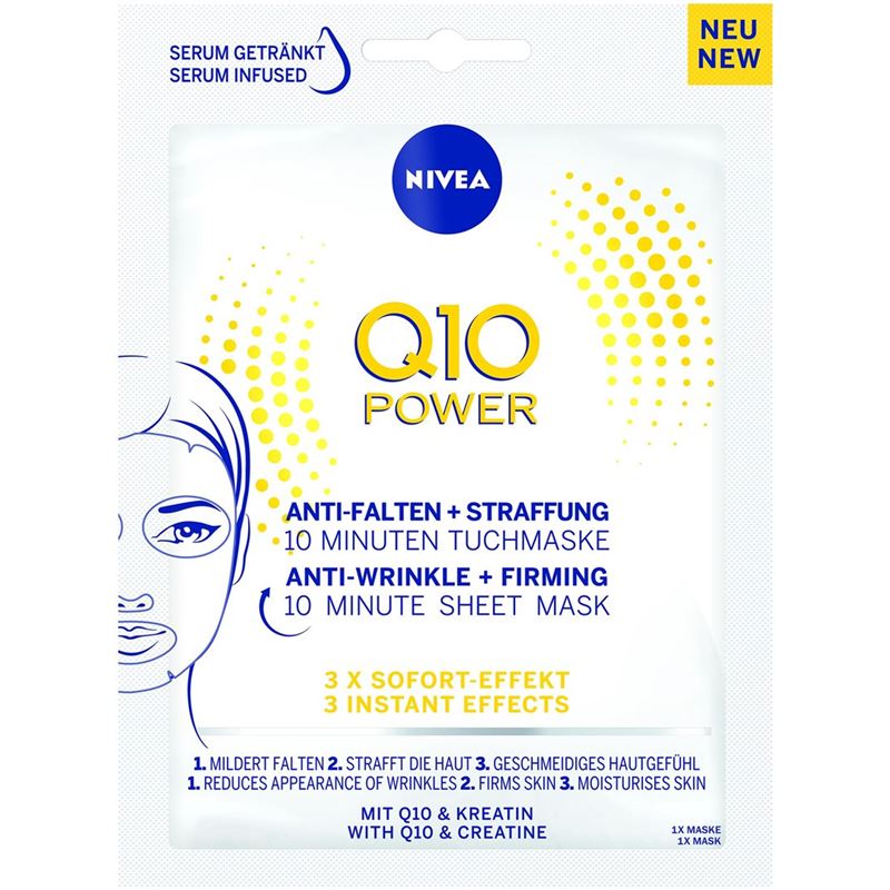 NIVEA Q10 Power Anti-Falten Tuchmaske