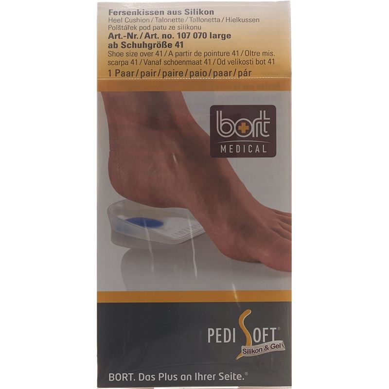 BORT PEDISOFT Fersenkissen L +41 m Softspot 2 Stk
