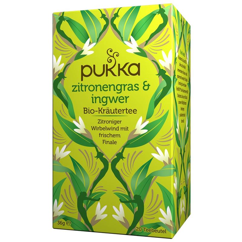 PUKKA Zitronengras&Ingwer Tee Bio Btl 20 Stk
