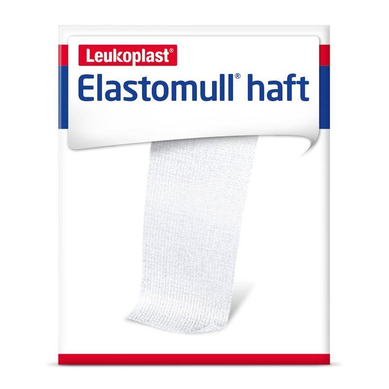 ELASTOMULL HAFT Gazebinde 20mx6cm weiss Rolle