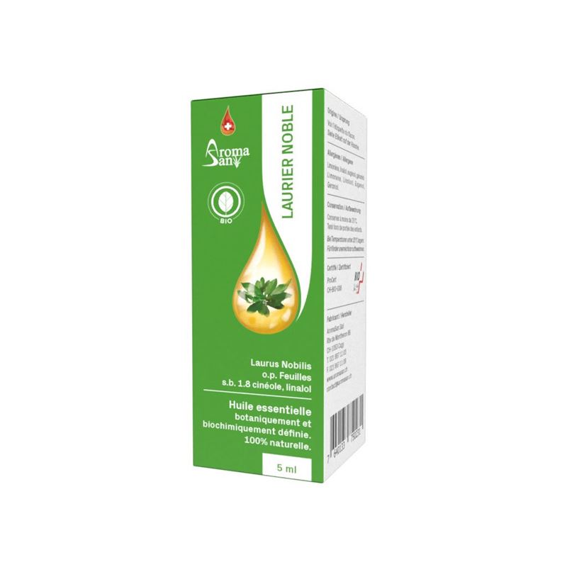 AROMASAN Lorbeer Äth/Öl in Schachtel Bio 5 ml
