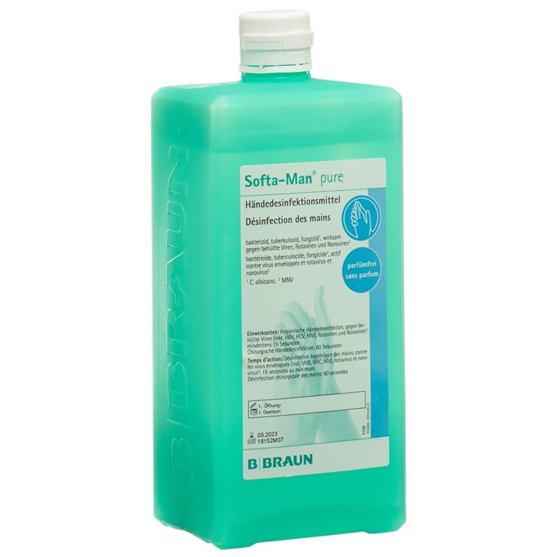 SOFTA-MAN PURE Händedesinf 1000 ml
