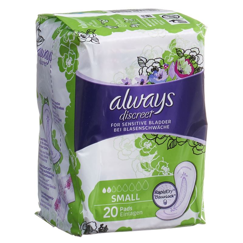 ALWAYS Discreet Inkontinenz Pads Small 20 Stk