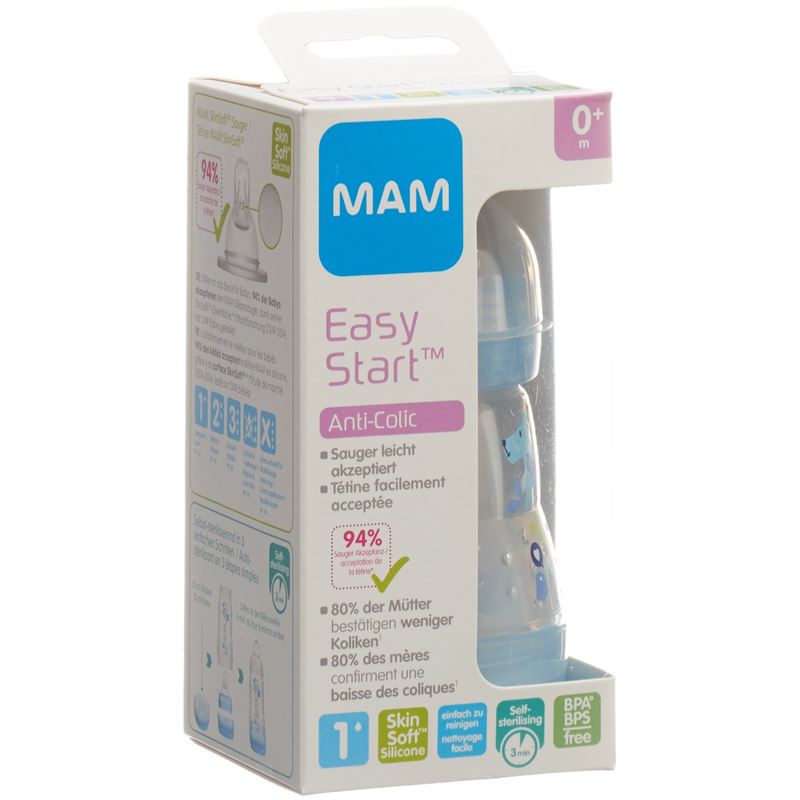 MAM Easy Start Anti-Colic Flasche 160ml 0+m Boy