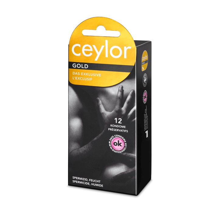 CEYLOR GOLD Präservativ m Reservoir 12 Stk
