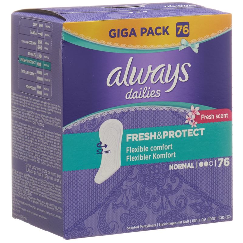 ALWAYS Slipeinlage Fresh&Prot Nor Fr Giga 76 Stk