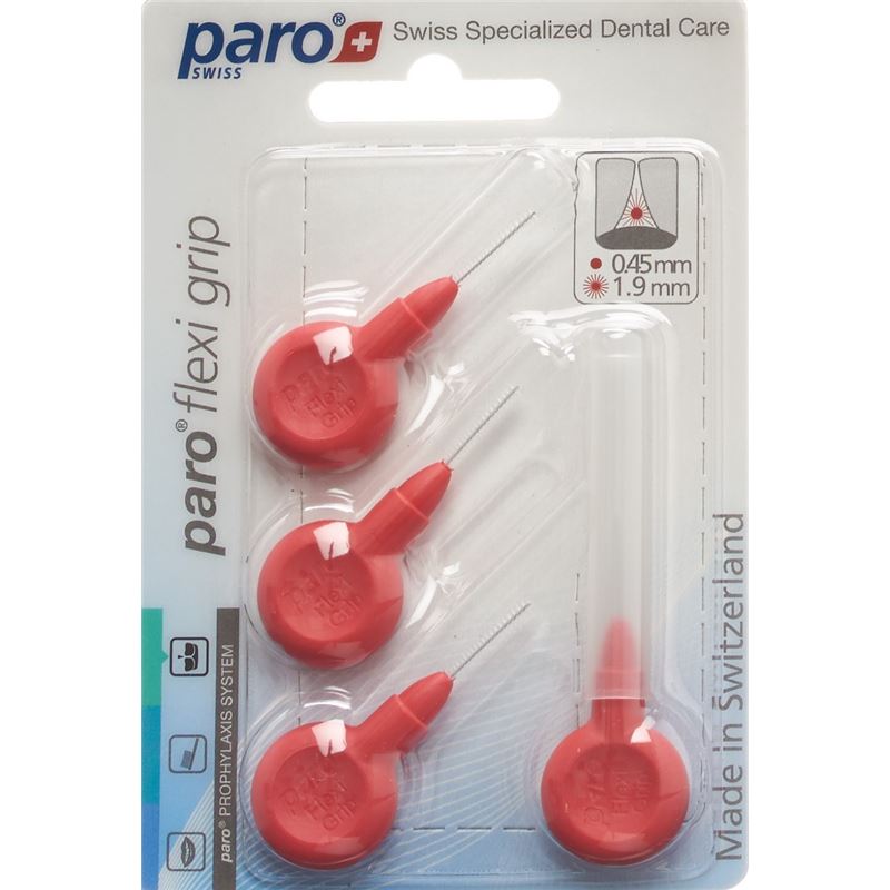 PARO Flexi Grip 1.9mm xxx-fine rot zylindr 4 Stk