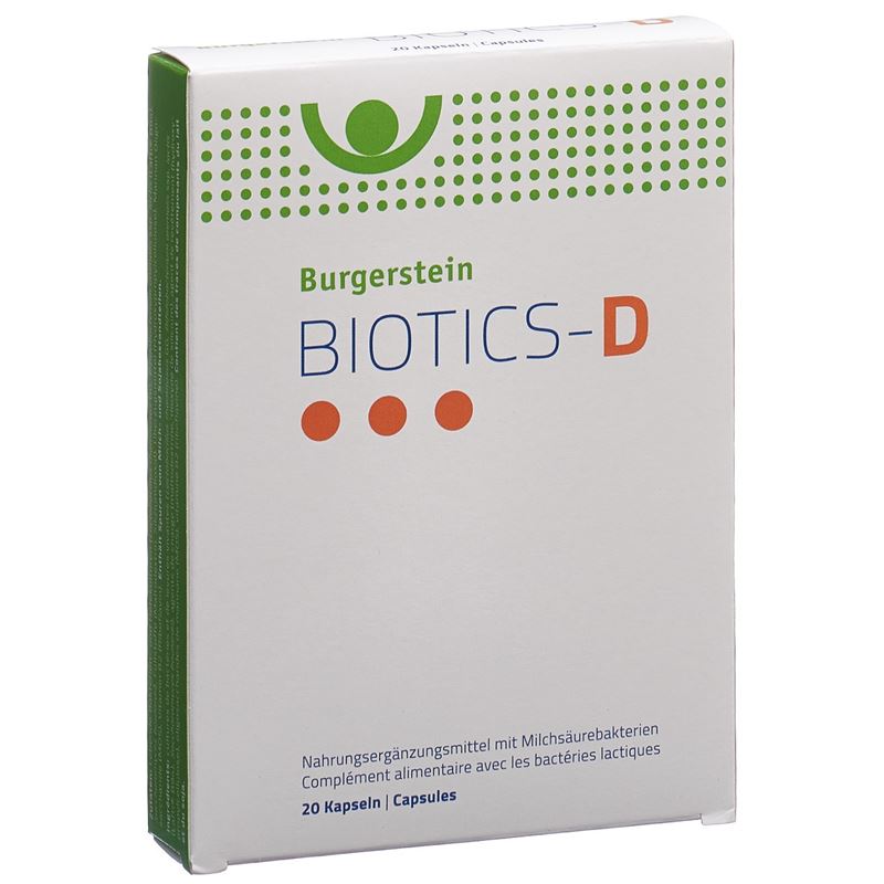 BURGERSTEIN Biotics-D Kaps Blist 20 Stk