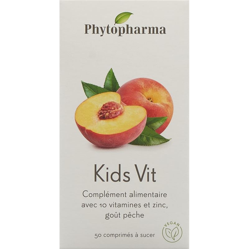 PHYTOPHARMA Kids Vit Lutschtabl 10 Vit&Zink 50 Stk