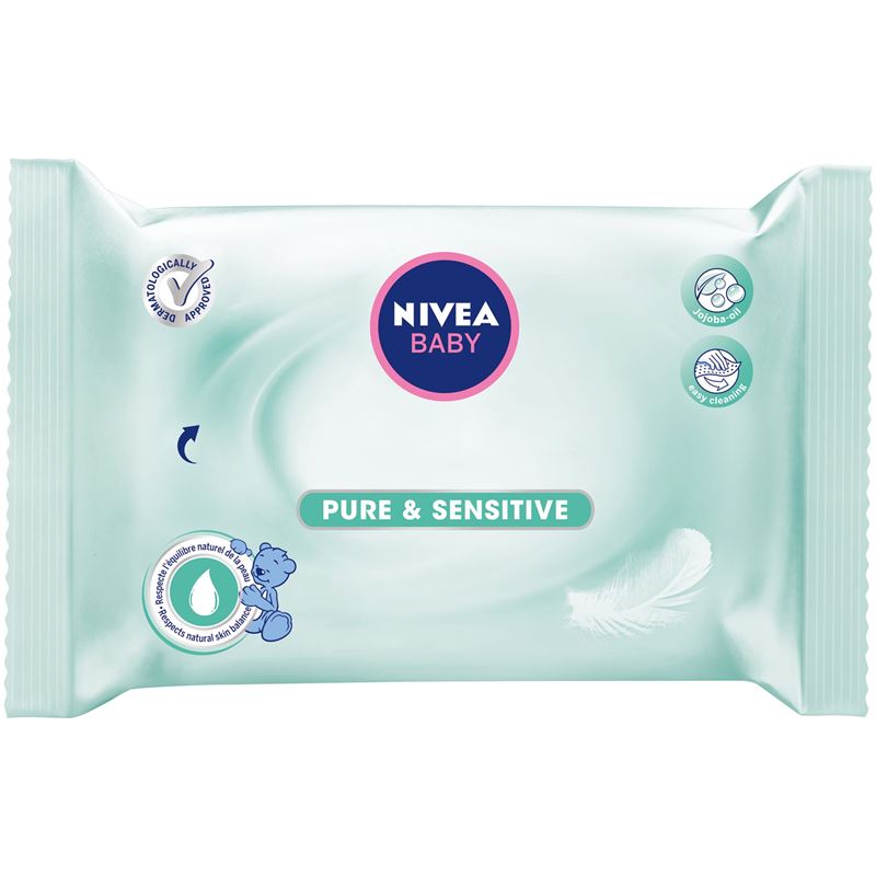 NIVEA BABY Tücher Sensitive refill 63 Stk