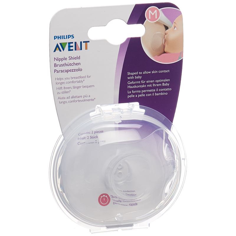 AVENT PHILIPS Brusthütchen medium inkl Steribox