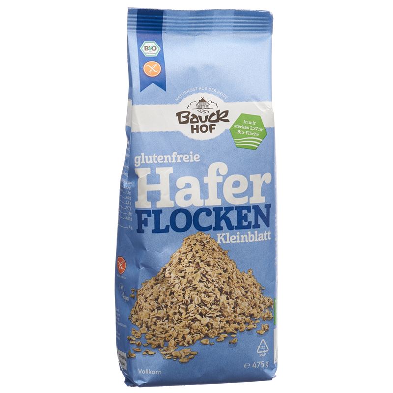 BAUCKHOF Haferflocken Kleinblatt glutenfrei 475 g
