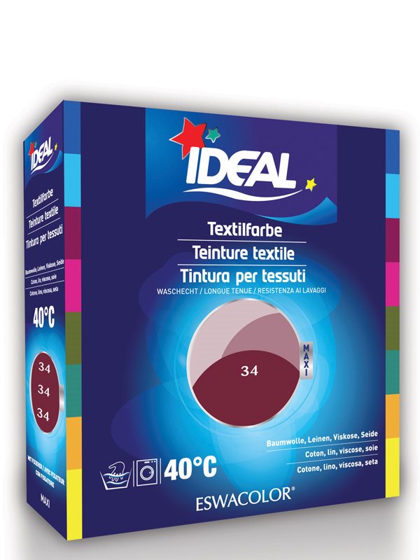 IDEAL MAXI Baumwolle Color No34 bordeaux