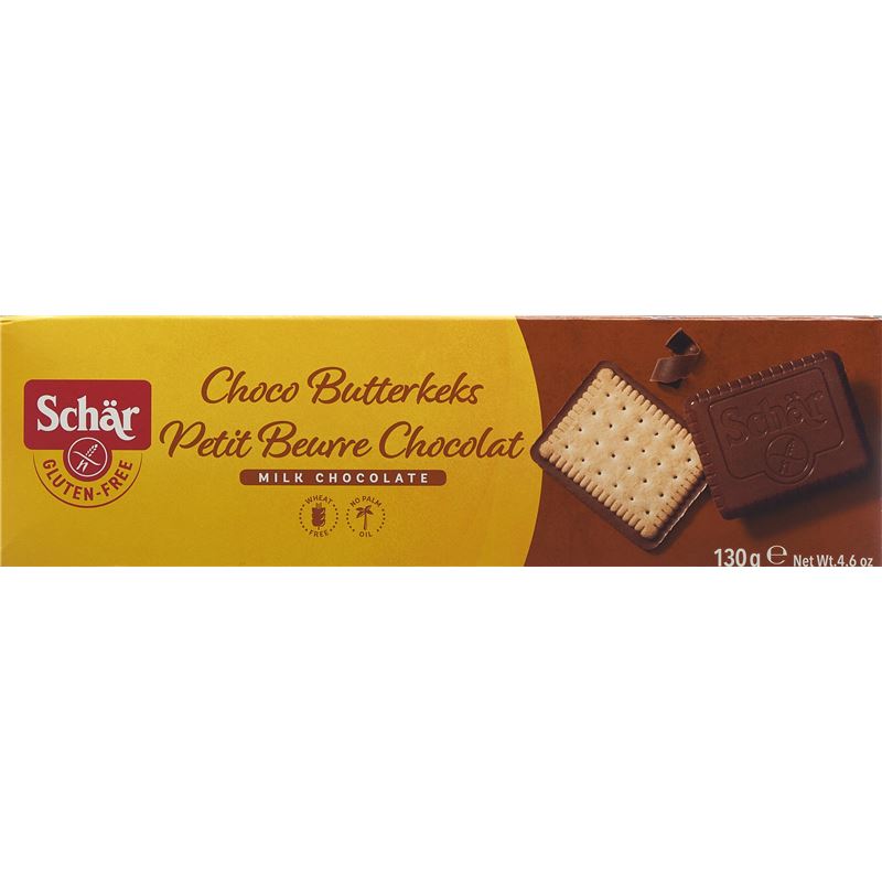 SCHÄR Butterkeks Choco glutenfrei 130 g