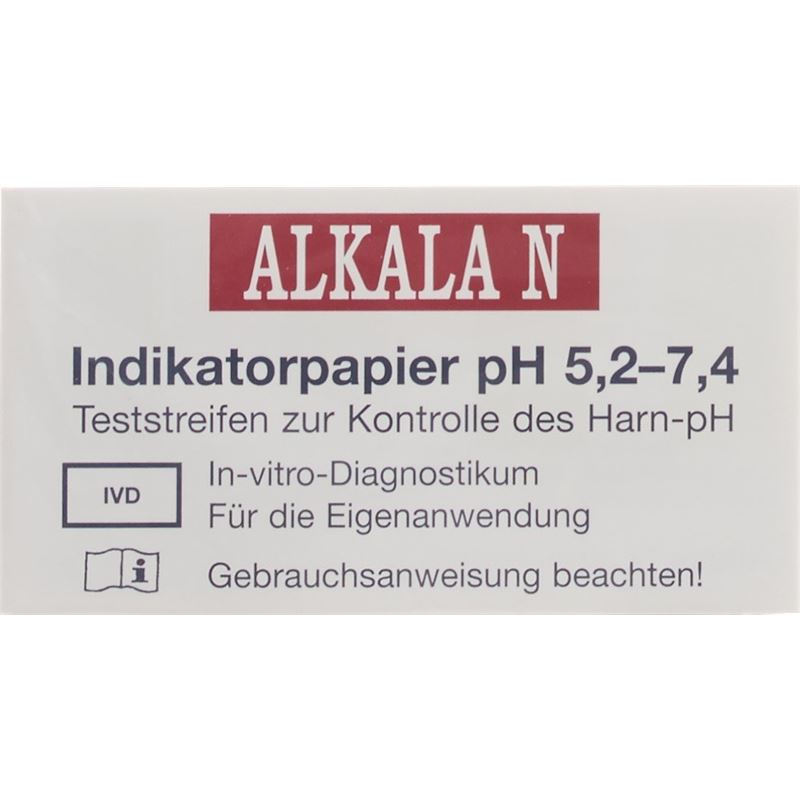 ALKALA N Indikatorpapier pH 5.2-7.4