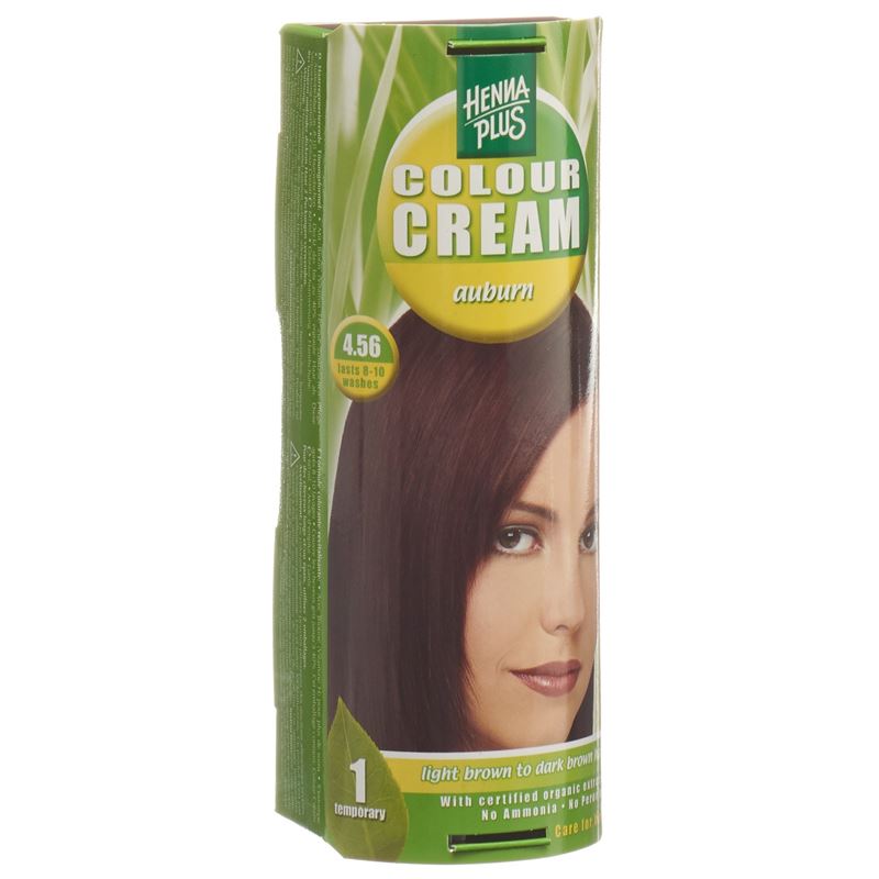 HENNA PLUS Colour Cream 4.56 kastanienbraun 60 ml