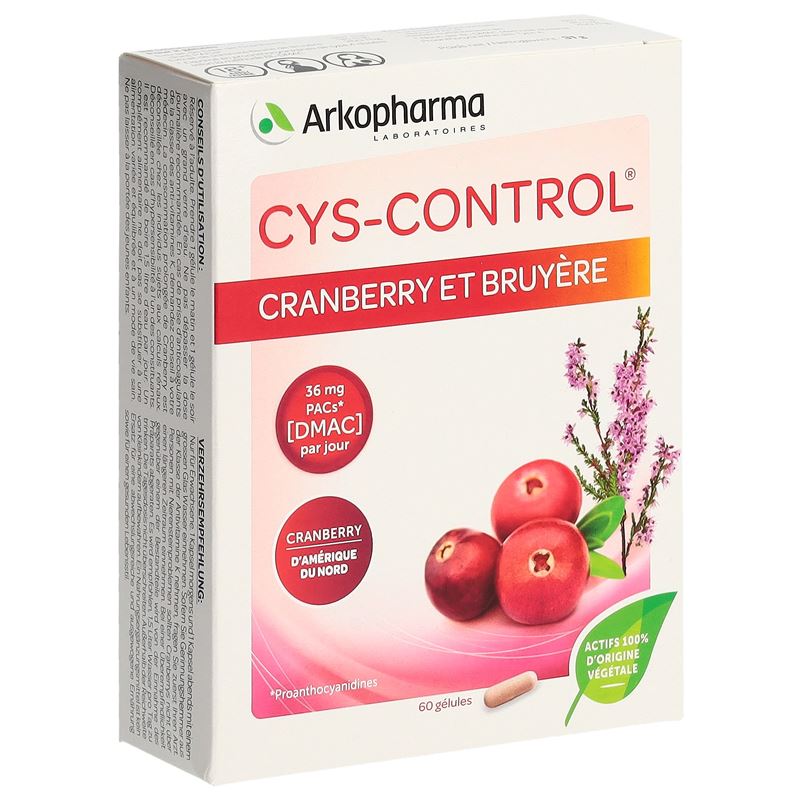 CYS-CONTROL Kaps Cranberry und Heidekraut 60 Stk