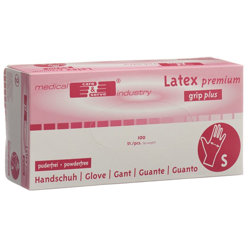 GRIBI Unters Handsch S Latex puderfr unst 100 Stk