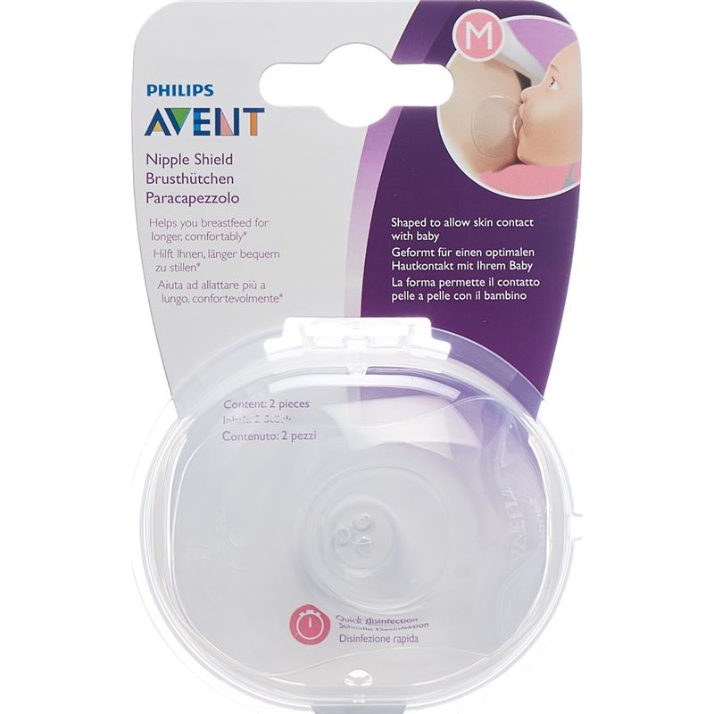 AVENT PHILIPS Brusthütchen medium inkl Steribox