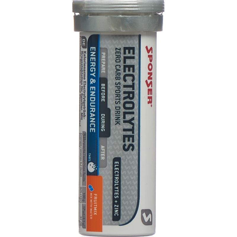 SPONSER Electrolytes Tabs Fruit Mix 10 x 4.5 g
