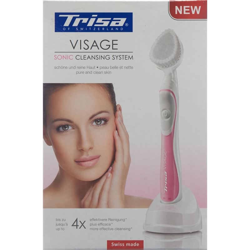 TRISA Visage Sonic Cleansing System pink