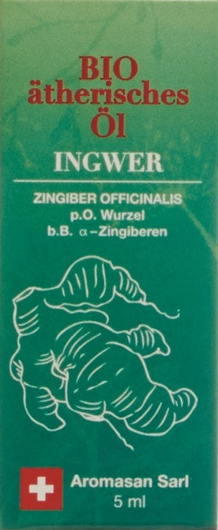 AROMASAN Ingwer Äth/Öl in Schachtel Bio 5 ml