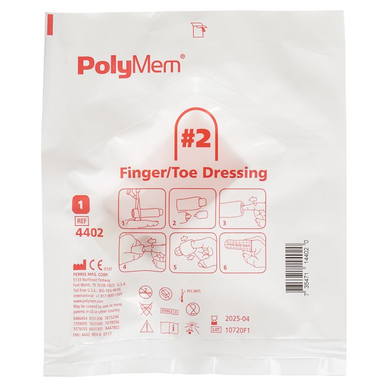 POLYMEM Finger/ Zehenverband M No.2 6 Stk