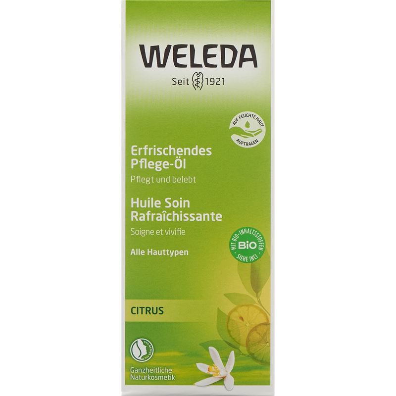 WELEDA CITRUS Erfrischendes Pflege-Öl 100 ml