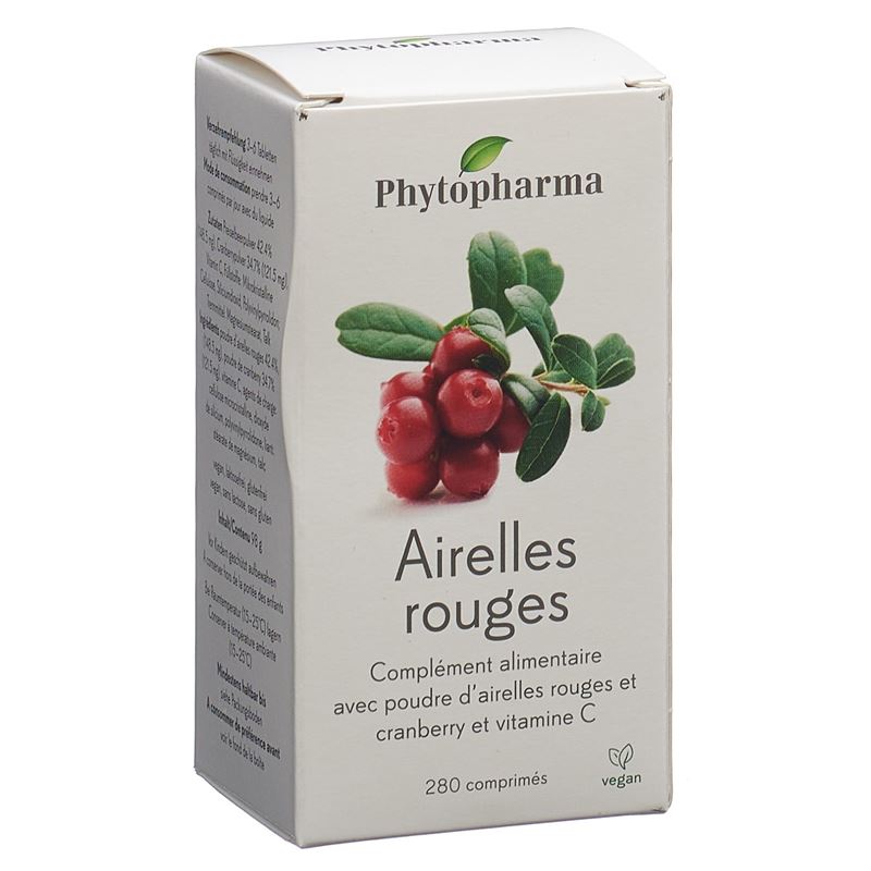 PHYTOPHARMA Preiselbeer Tabl 280 Stk