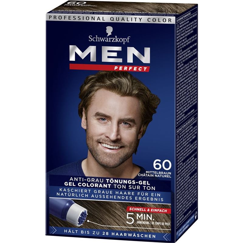 MEN PERFECT Tönung 60 Natur Mittelbraun