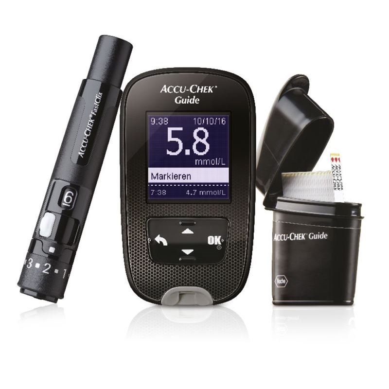 ACCU-CHEK GUIDE Set mmol/l inkl 1x10 Tests