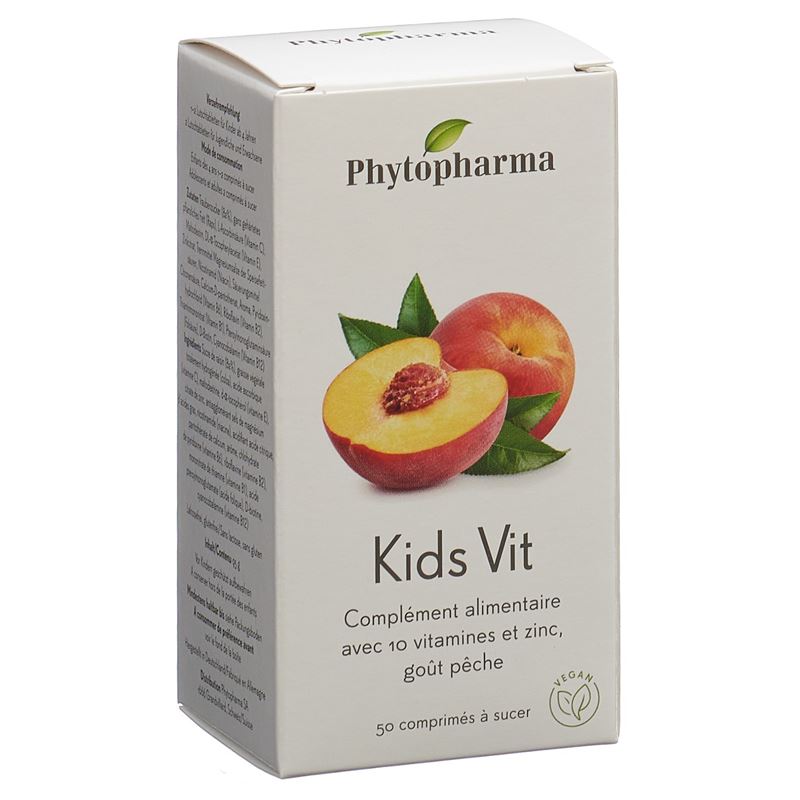 PHYTOPHARMA Kids Vit Lutschtabl 10 Vit&Zink 50 Stk