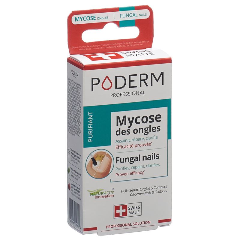 PODERM Huile Sérum Ongles Purifiante Fl 8 ml