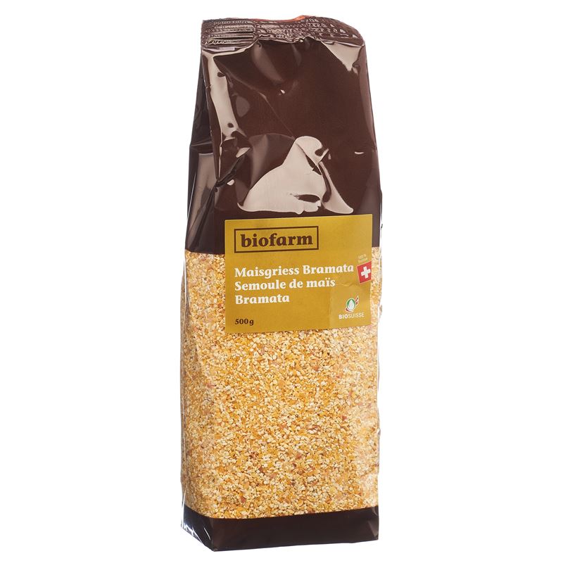 BIOFARM Maisgriess Bramata Knospe Btl 500 g