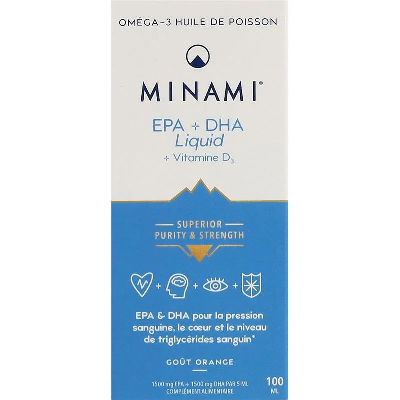 MINAMI EPA+DHA Liquid Glasfl 100 ml