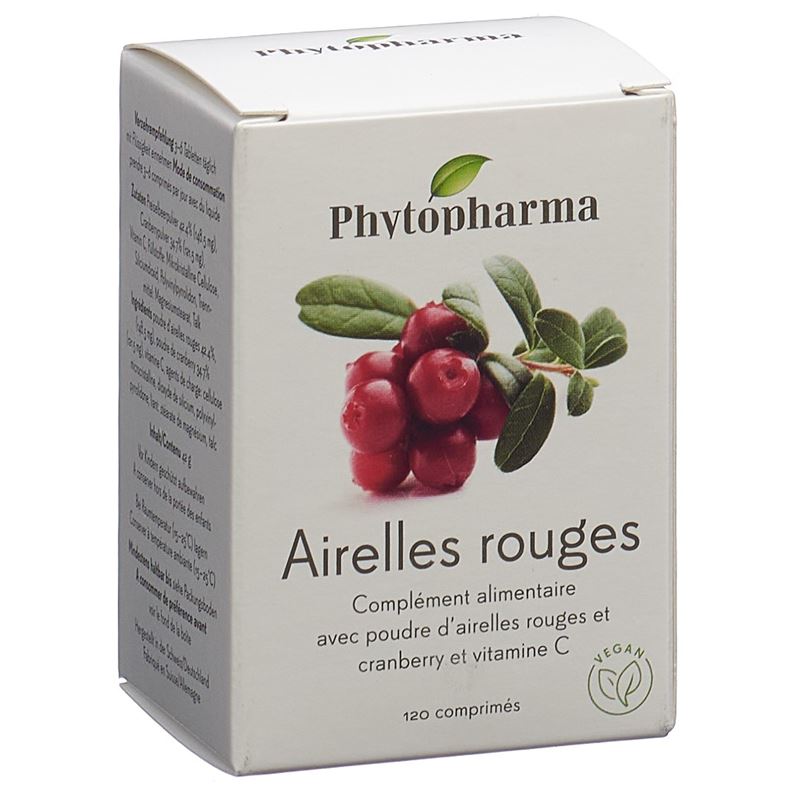 PHYTOPHARMA Preiselbeer Tabl 120 Stk