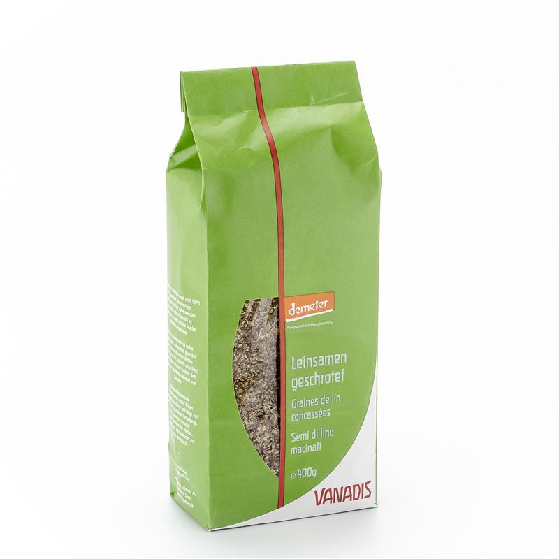 VANADIS Leinsamen geschrotet 400 g