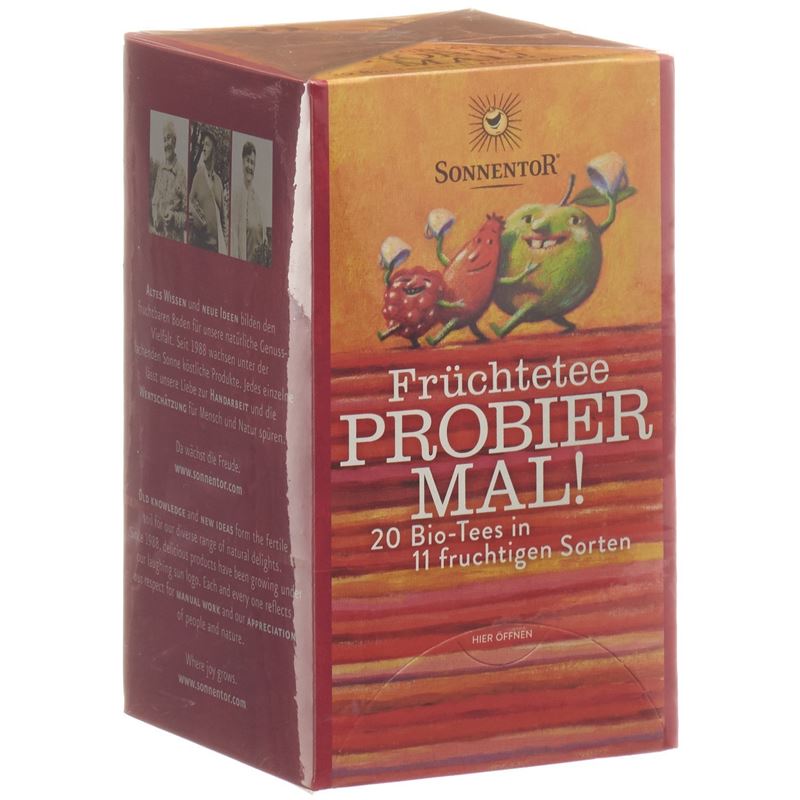 SONNENTOR Probier Mal! Früchtetee (alt) Btl 20 Stk