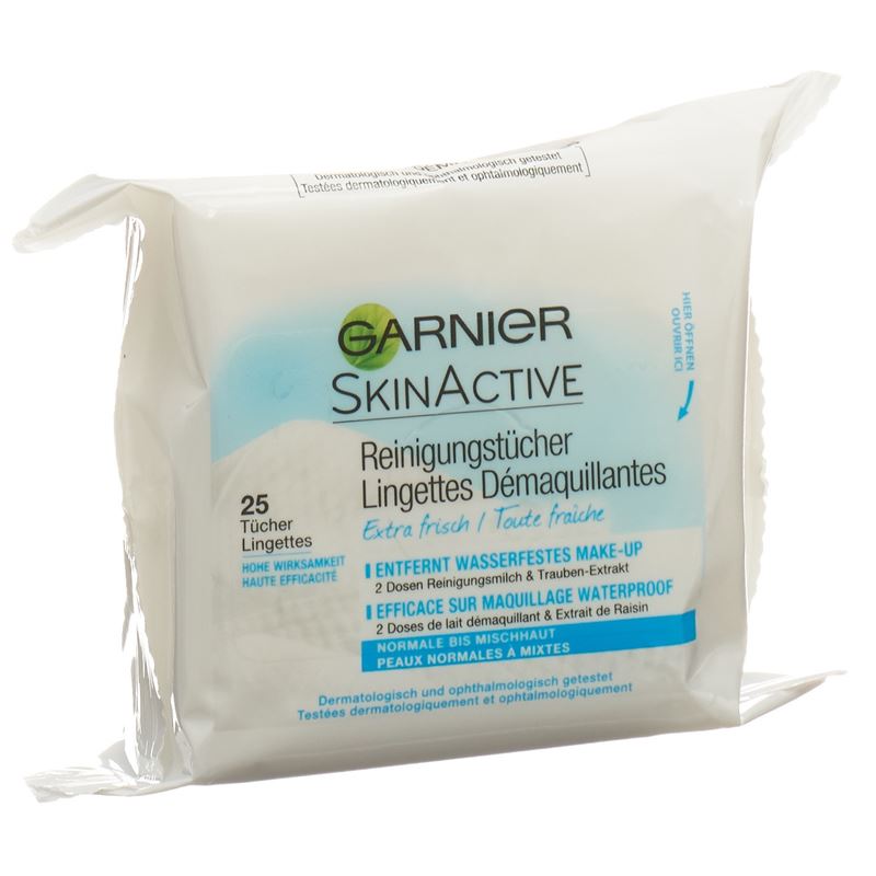 GARNIER SKIN Reinigungstücher nor-Mischhaut 25 Stk