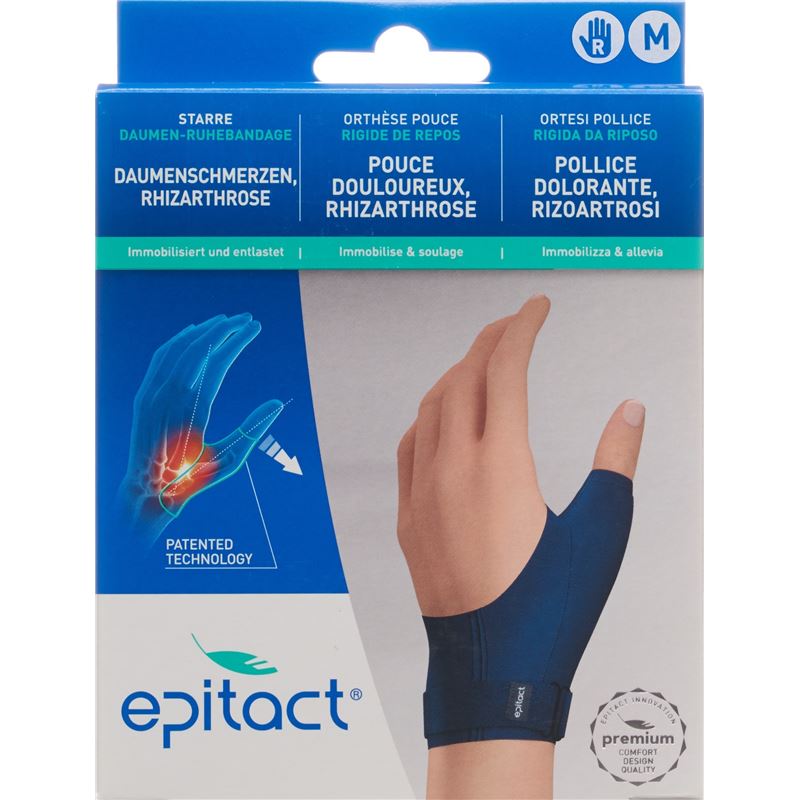 EPITACT starre Daumen-Ruhebandage M rechts